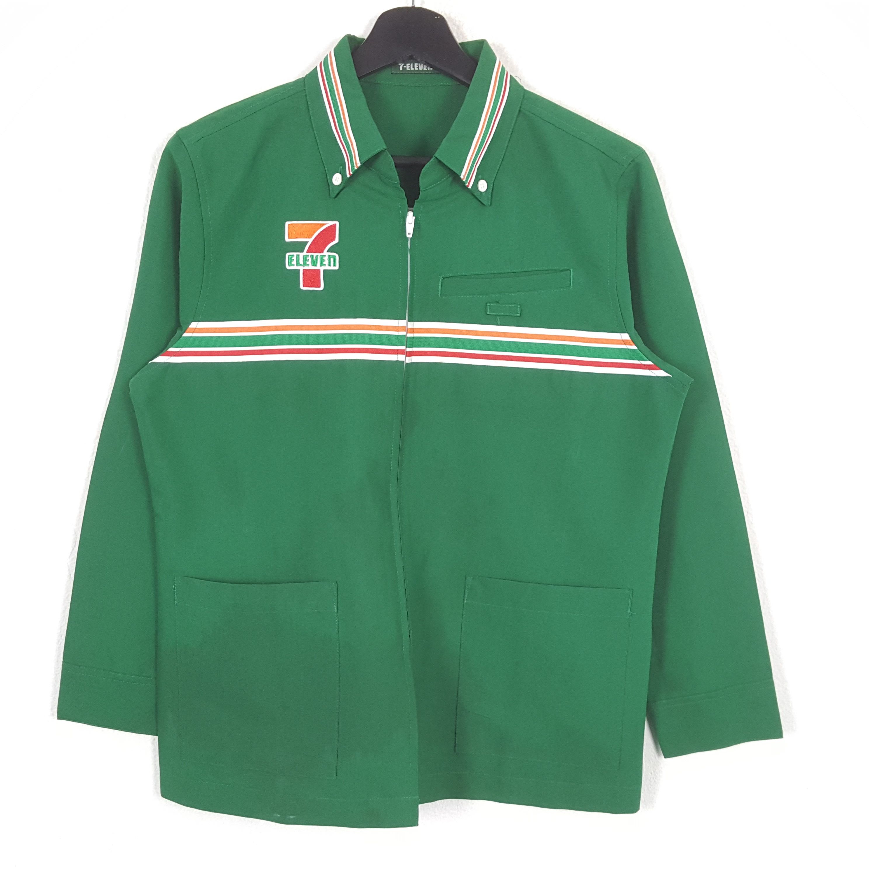 Japanese Brand × Vintage 7-ELEVEN Japanese Workwear Uniform Jacket C276N73 Size US S / EU 44-46 / 1 - 1 Thumbnail