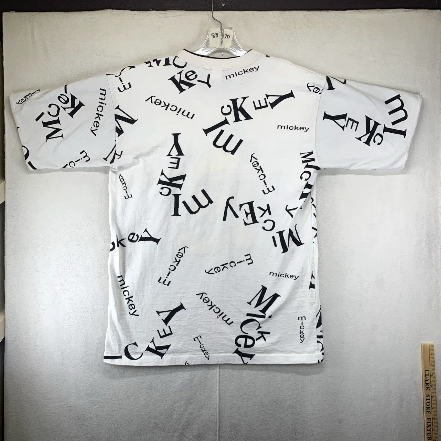 Disney VINTAGE Disney 90s Mickey Mouse T-Shirt Medium White Graphic Print Crew Neck Short Sleeve Mens Size US M / EU 48-50 / 2 - 3 Thumbnail