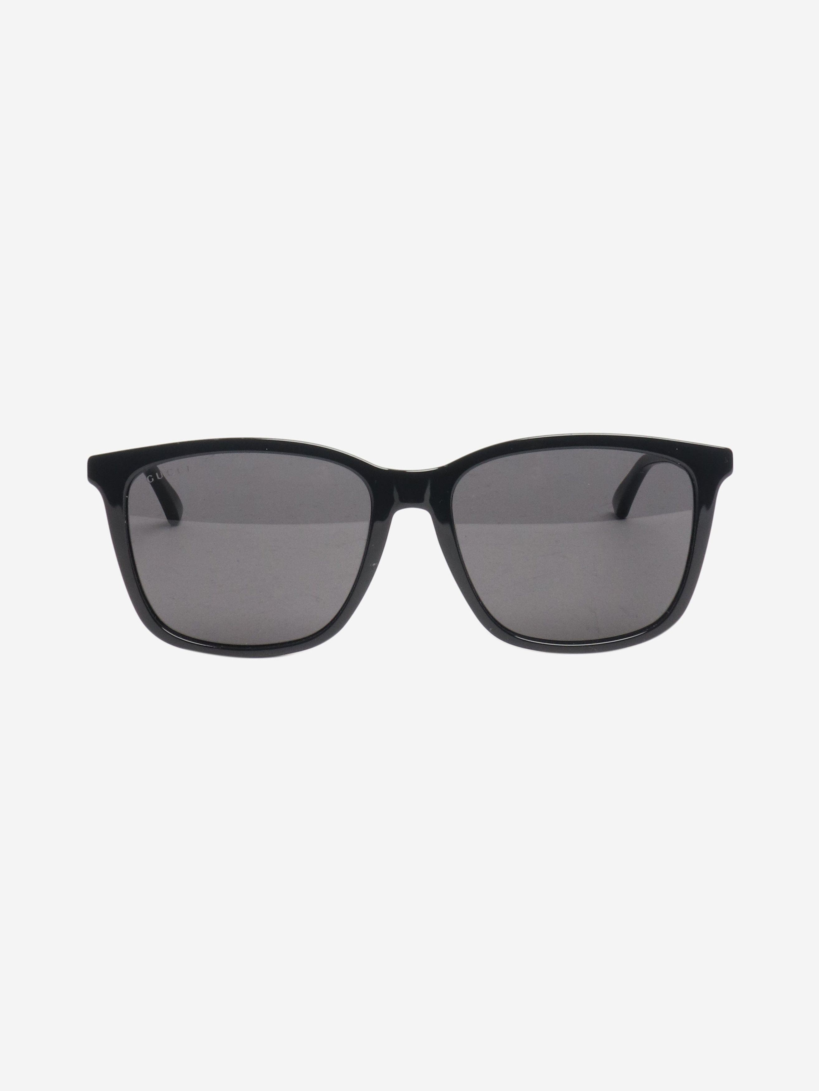 Gucci Black square sunglasses Size ONE SIZE - 1 Thumbnail