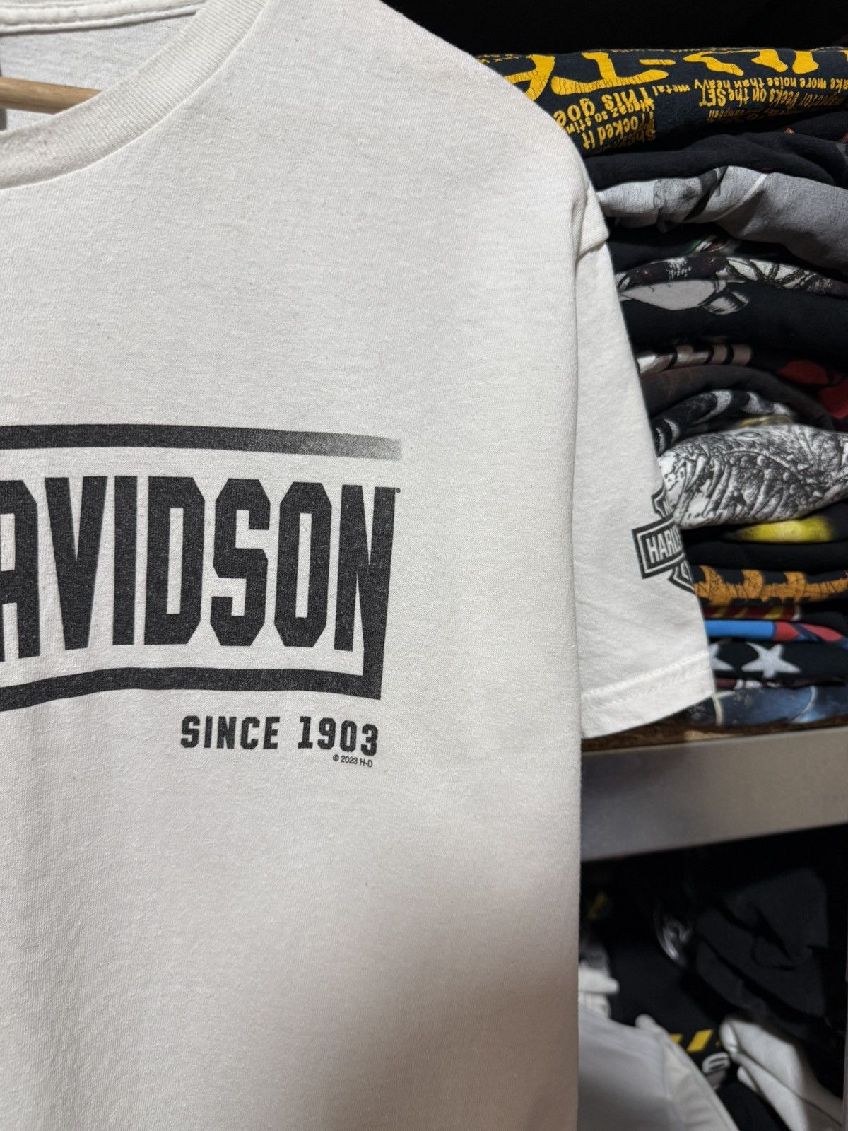 Harley Davidson Vintage 2023 Legendary Harley Davidson Live Free T-Shirt Y2K Size US L / EU 52-54 / 3 - 5 Thumbnail