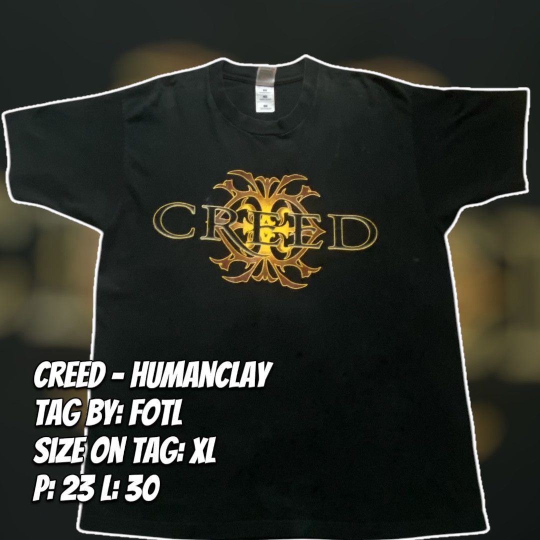 Band Tees Creed - Humanclay 2000 Tour Band Tee Size US XL / EU 56 / 4 - 1 Thumbnail