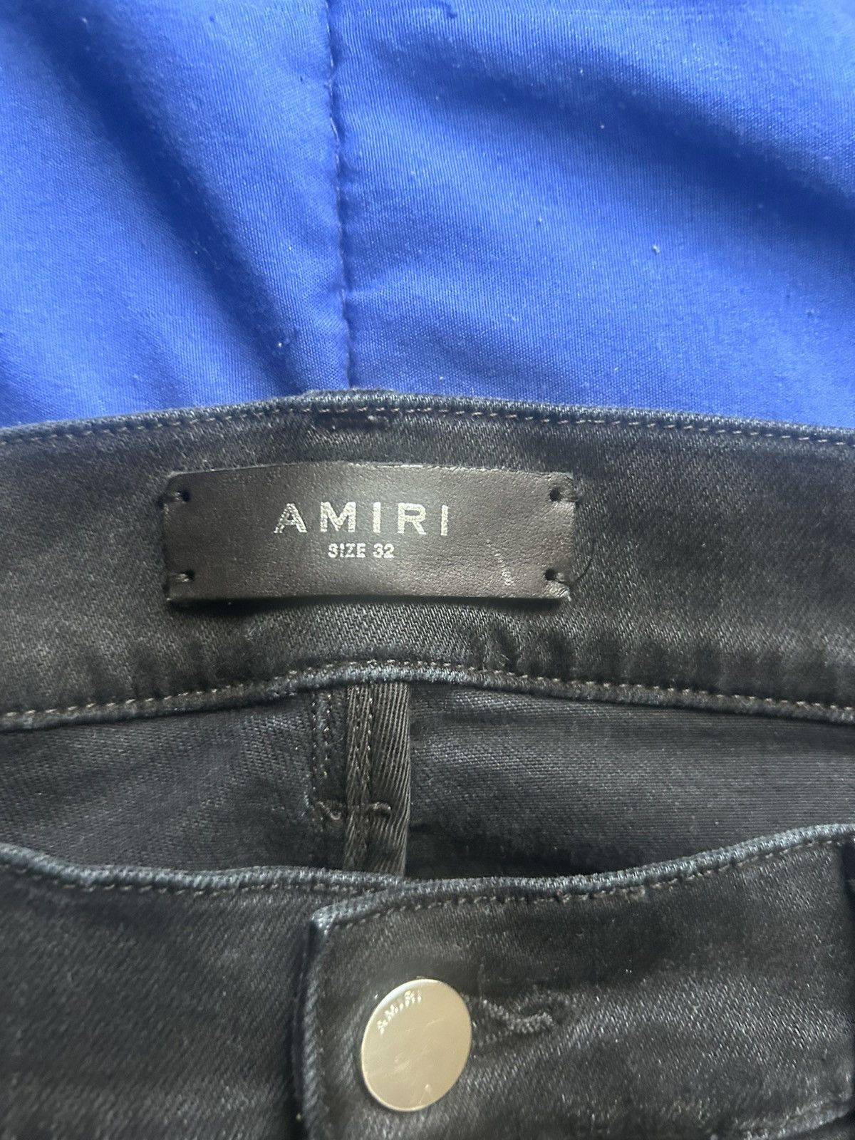 Amiri Amiri Mx1 Black White Patches Bandana Size US 32 / EU 48 - 4 Thumbnail