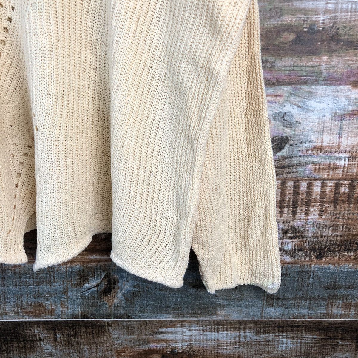 Vintage DL Komo Yellow vintage Knitwear #C565 Size L / US 10 / IT 46 - 8 Thumbnail
