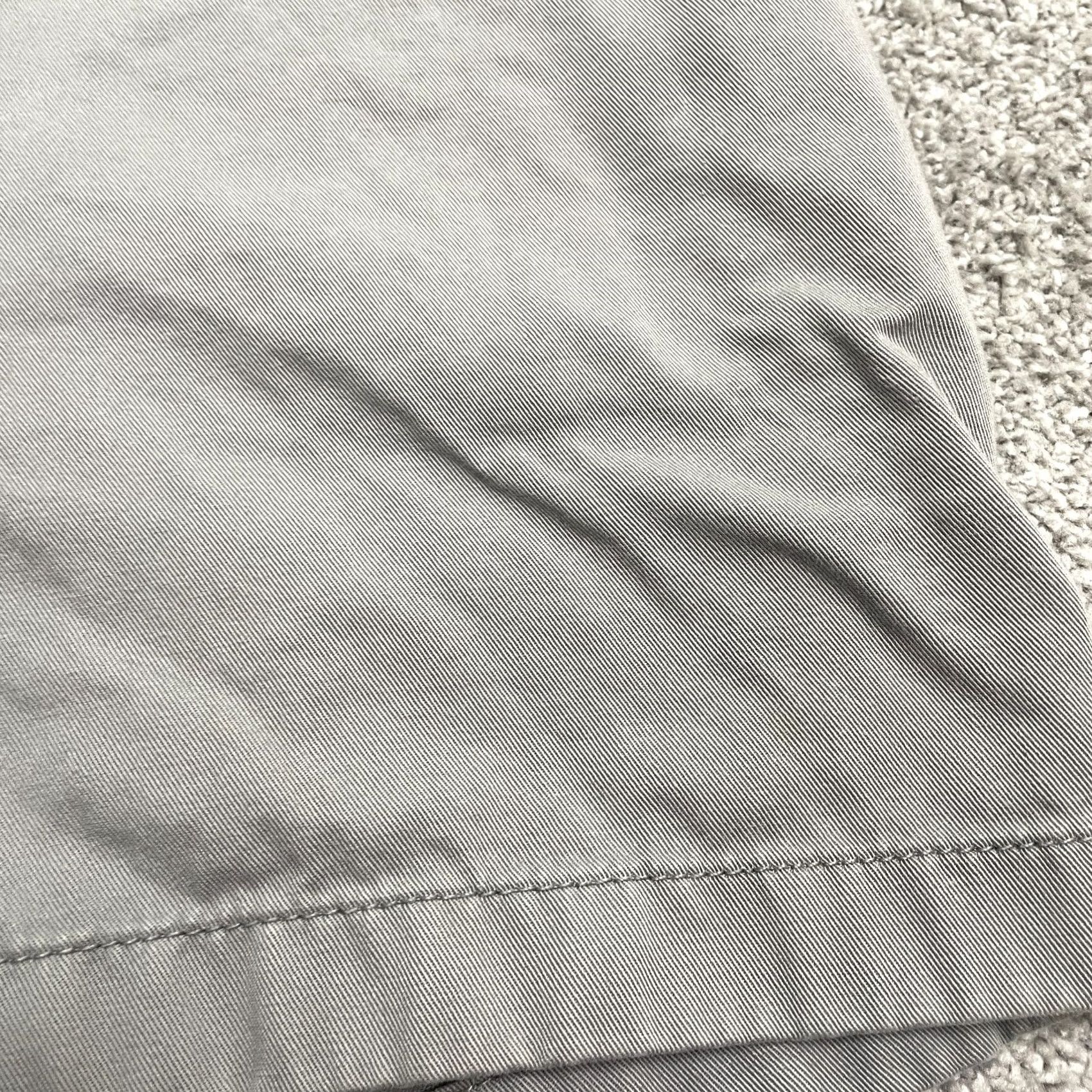 J.Crew J.CREW City Chino Shorts Womens 10 Gray Cotton Twill Casual Outdoor Zip Front Back Pocket Slim Breathable Stretch Size 32" / US 10 / IT 46 - 5 Thumbnail