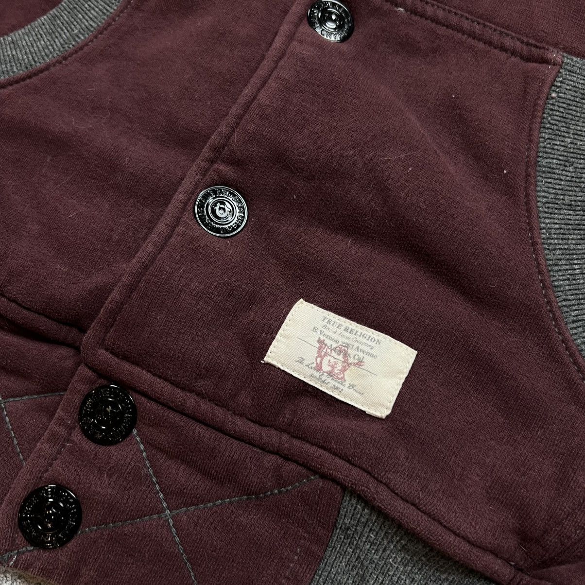 True Religion 00s True Religion California Vintage Y2K Varsity Jacket Size US L / EU 52-54 / 3 - 6 Thumbnail