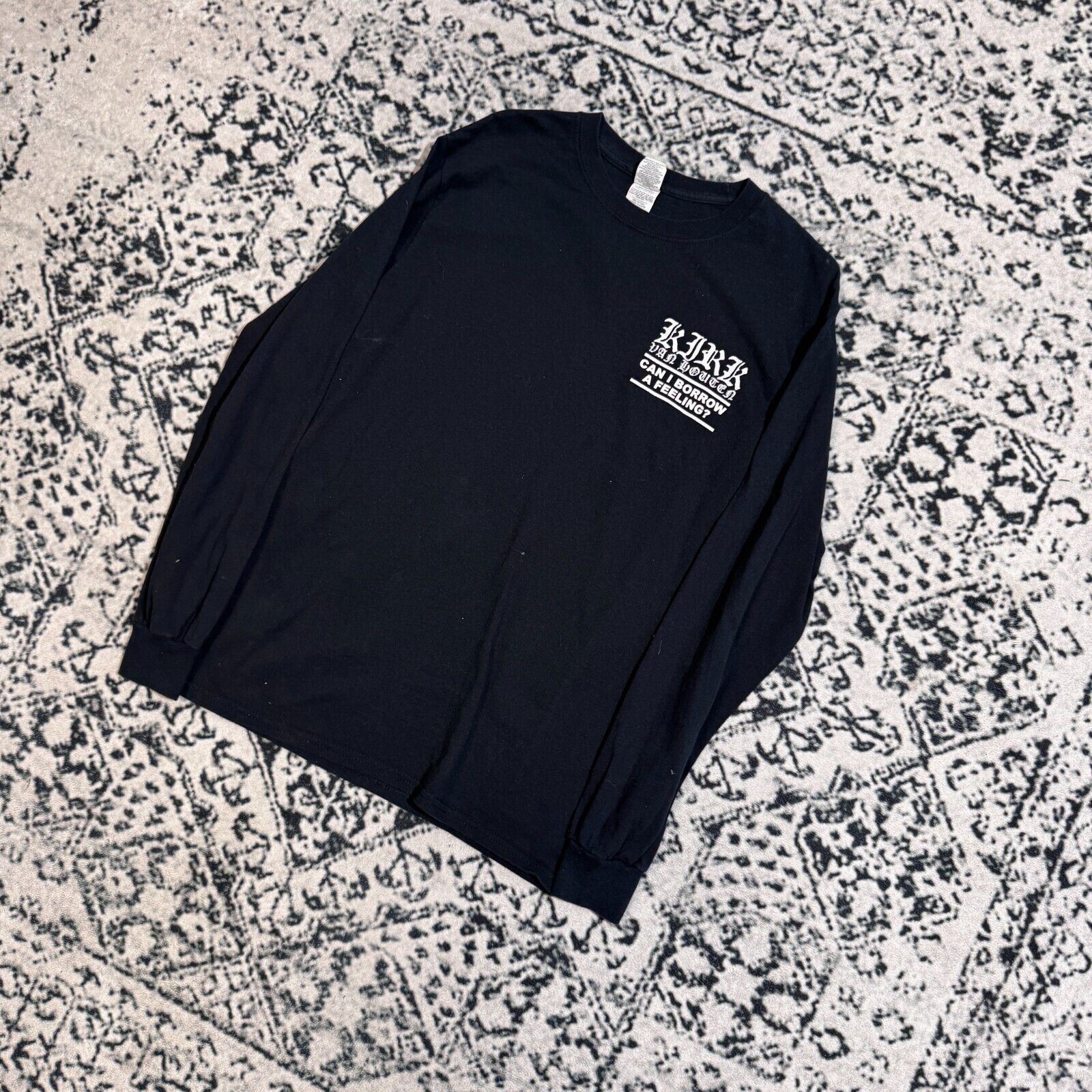 Vintage Vintag Black Cotton Longsleeve Size S Kirk Van Houten Shirt Size US S / EU 44-46 / 1 - 7 Thumbnail
