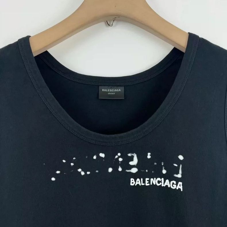 Balenciaga Balenciaga Black Letter Printed Doodle Round Neck Vest Siz Size US XS / EU 42 / 0 - 3 Thumbnail