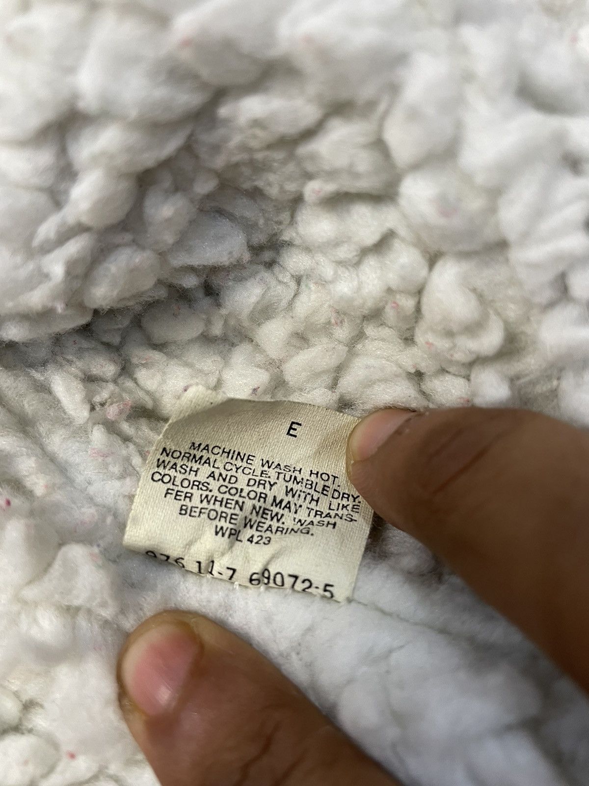Levi's 90's Levi’s Sherpa Vintage Denim Jacket White Tag Size US M / EU 48-50 / 2 - 13 Thumbnail