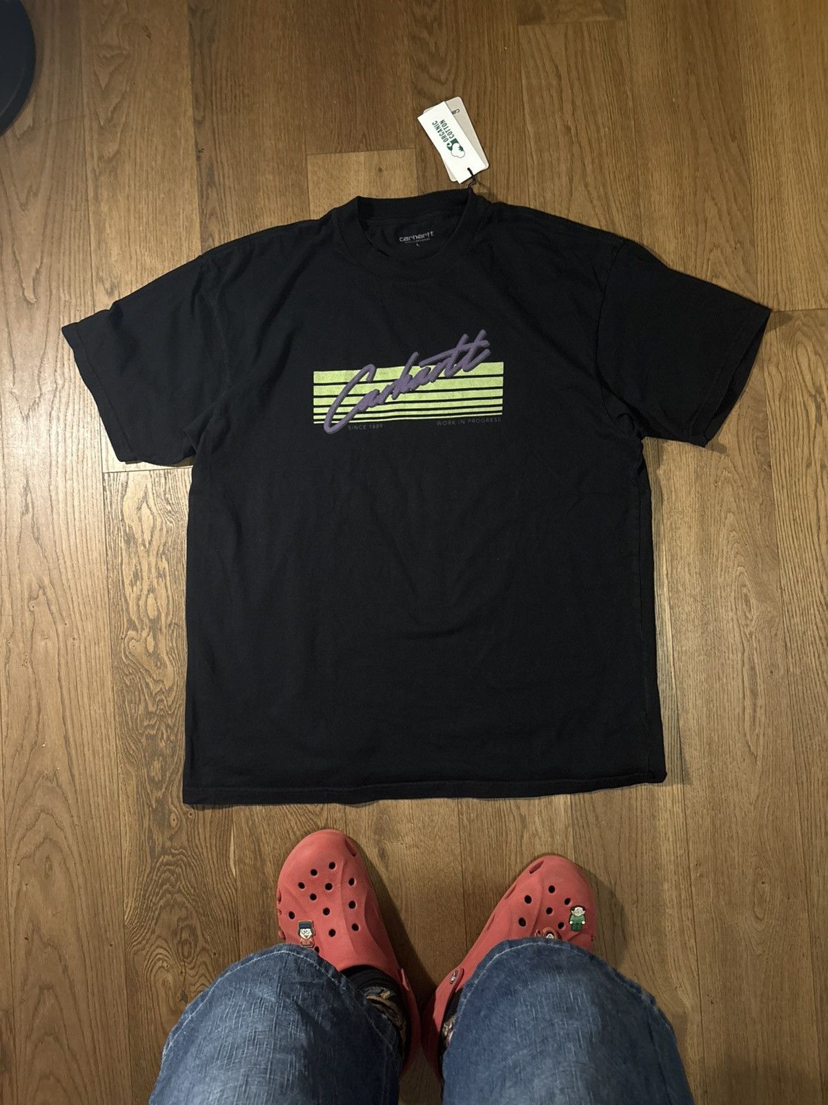 Carhartt Carhartt Streetwear Workwear Swag Print Tshirt Size US L / EU 52-54 / 3 - 2 Thumbnail