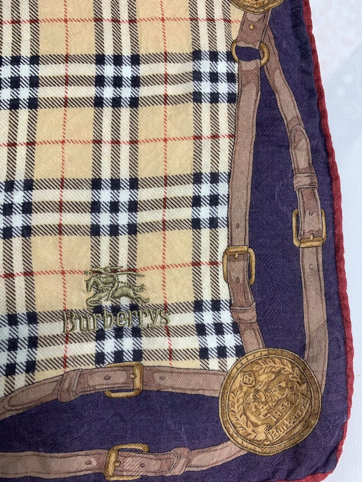 Burberry Vintage Burberry Handkerchief / Neckerchief / Bandana Size ONE SIZE - 6 Thumbnail