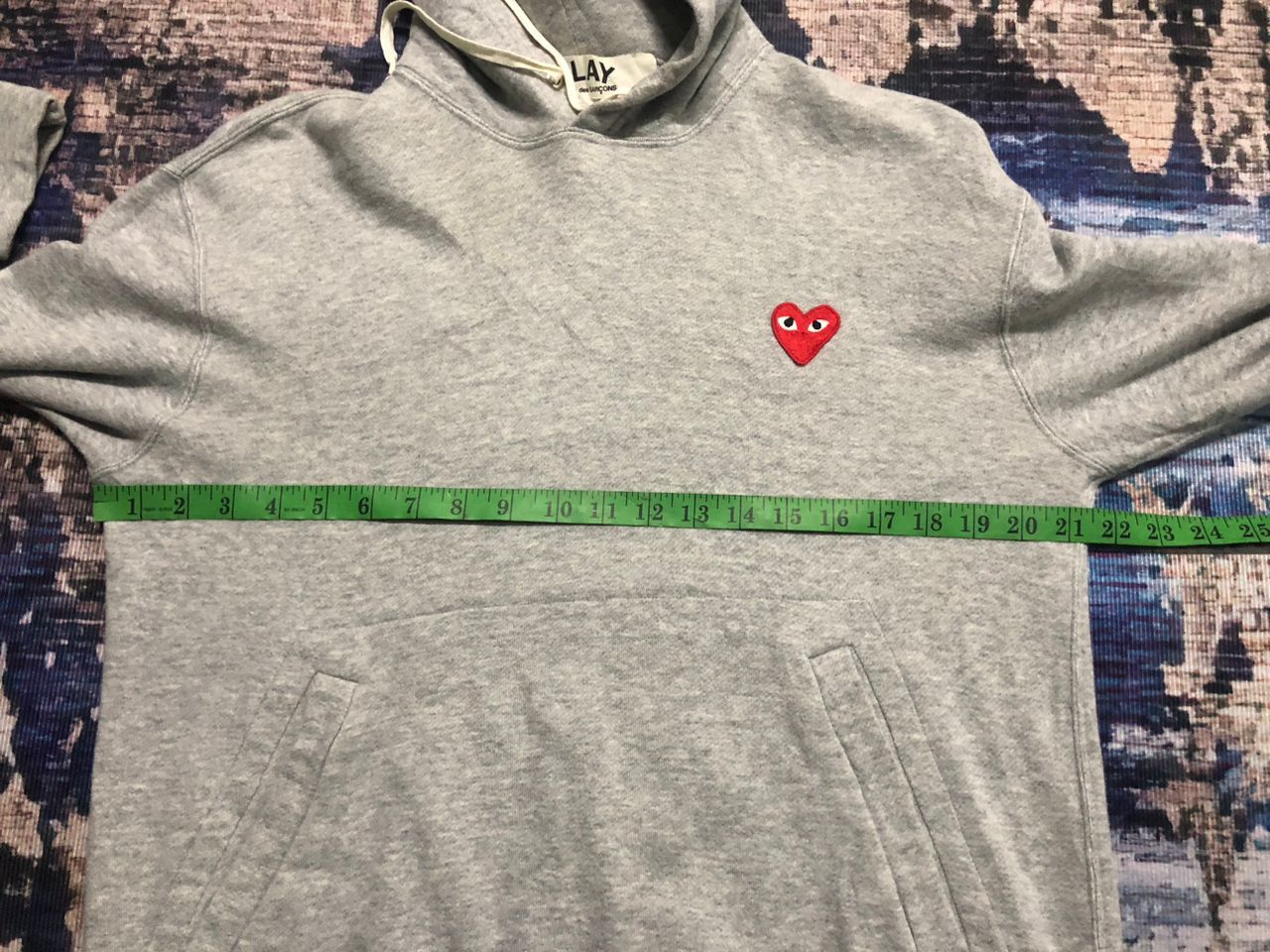 Comme des Garcons PLAY Comme Des Garcons Play Hoodie Fullover Grey AD2012 Size US M / EU 48-50 / 2 - 17 Thumbnail