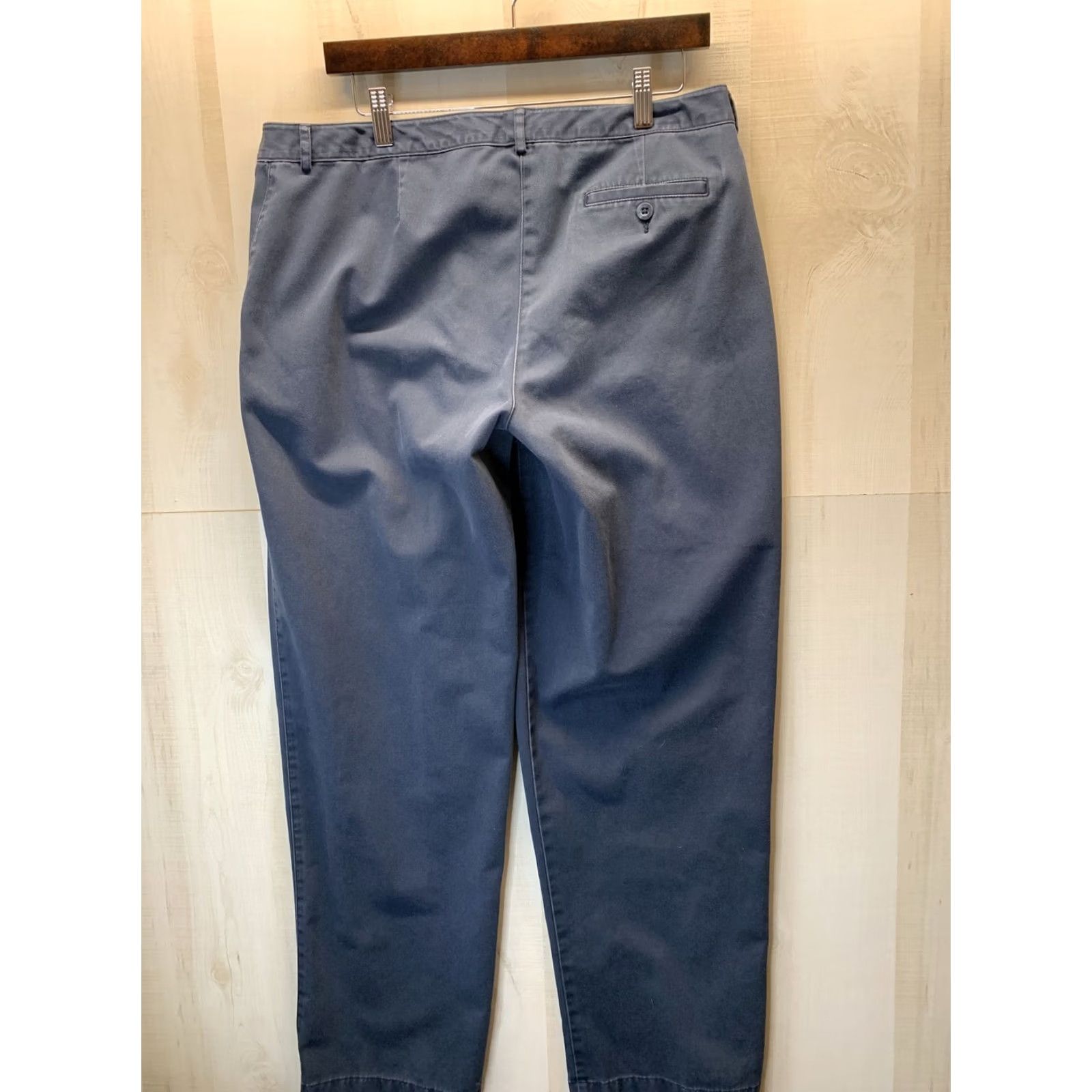 Vintage VINTAGE LL Bean Women’s 14 Blue Favorite Fit Straight Leg Pants Shirt Pants Size 36" / US 14 / IT 50 - 3 Thumbnail