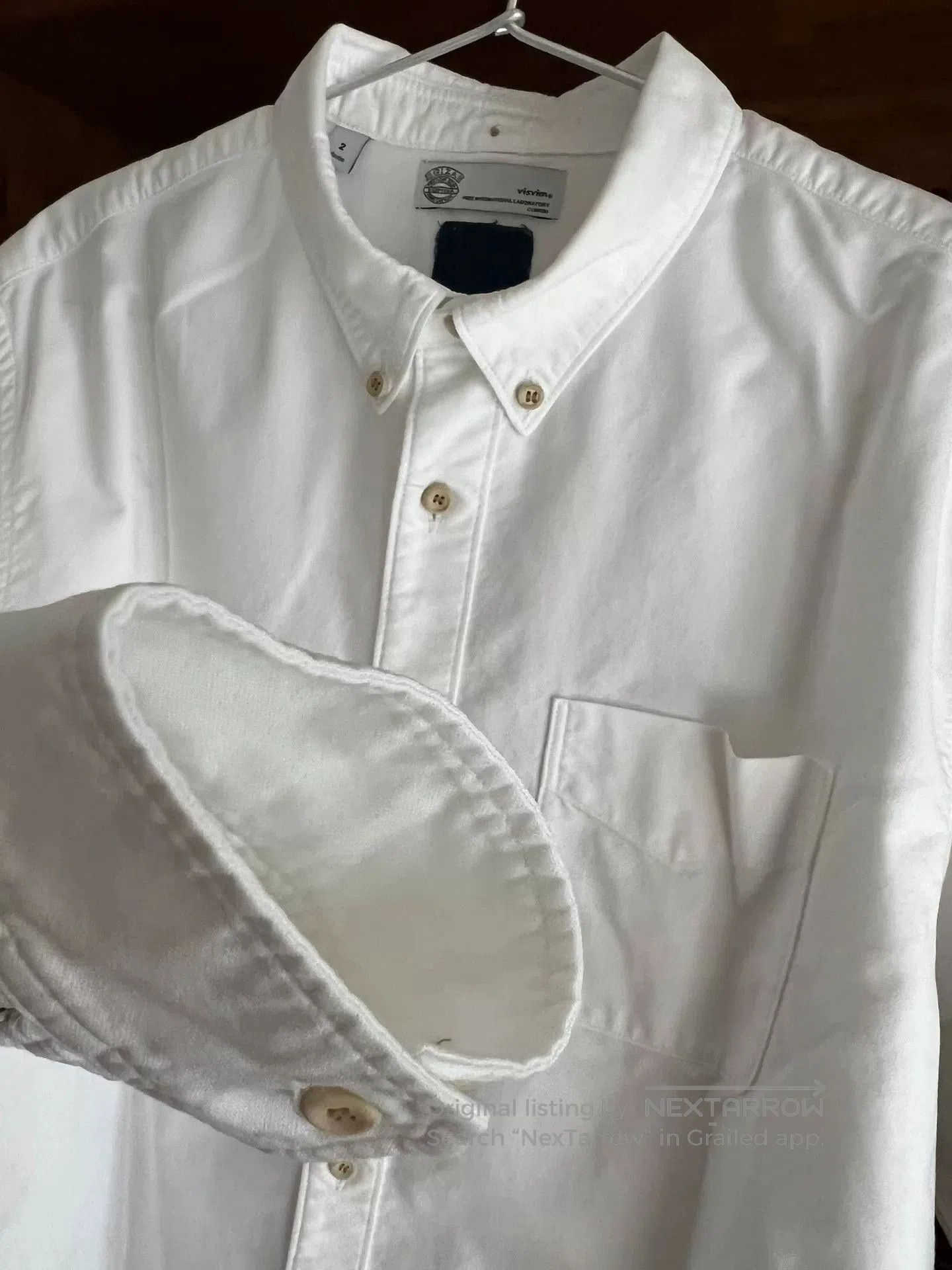 Visvim white drop sleeve shirt with paisley design. Size US M / EU 48-50 / 2 - 6 Thumbnail