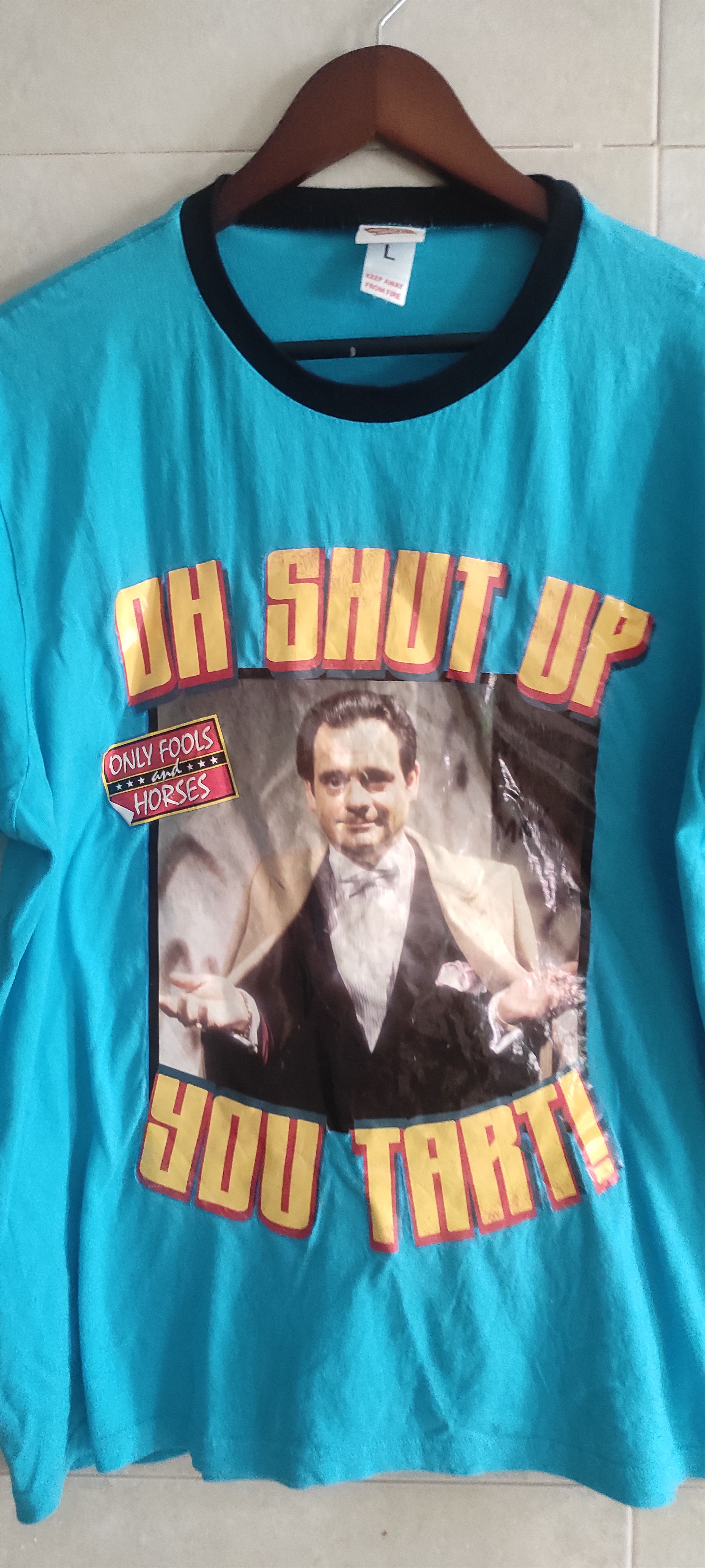 Vintage Only Fools and Horses Official Del Boy Godfather T Shirt Size US L / EU 52-54 / 3 - 3 Thumbnail