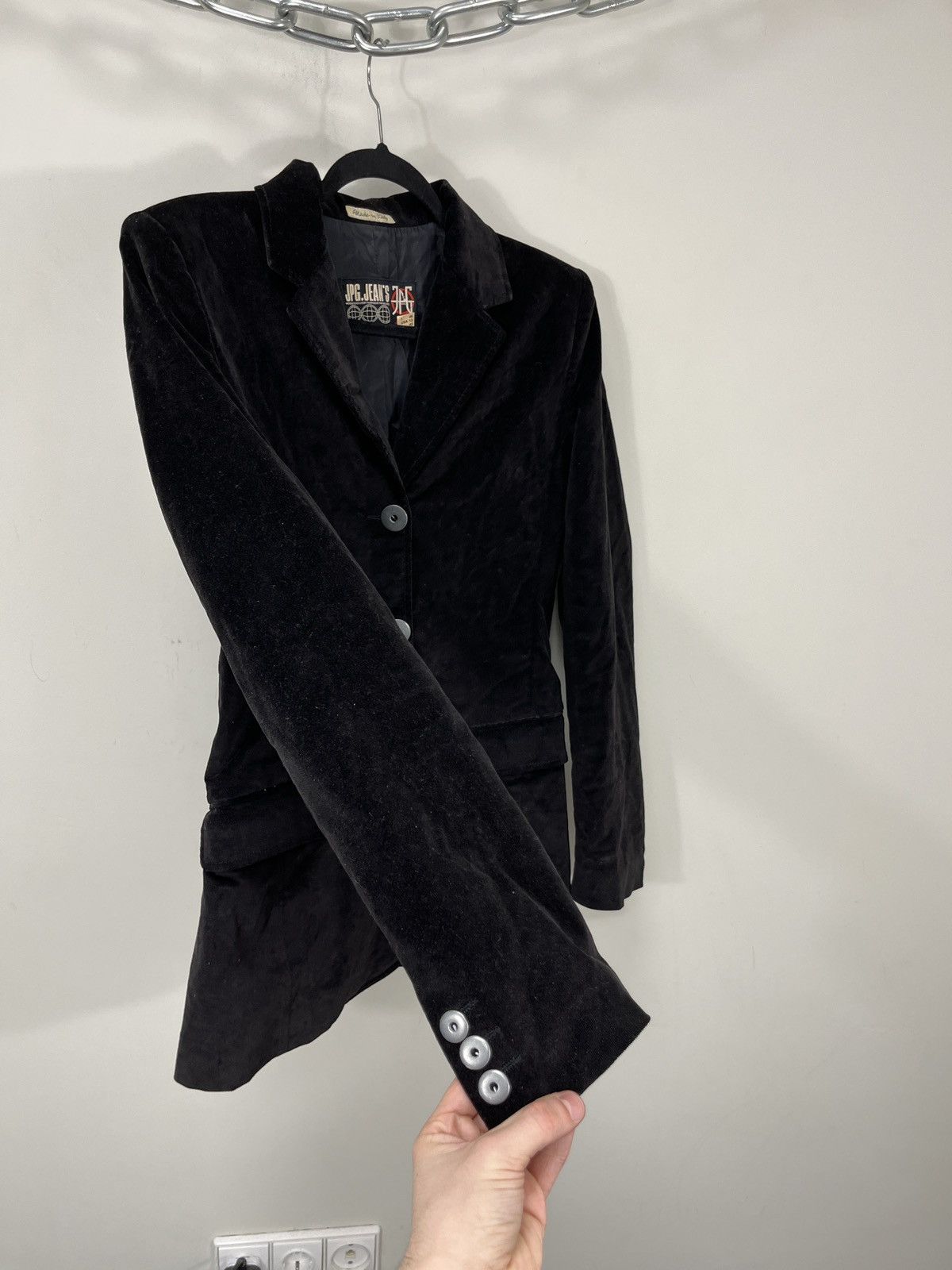 Jean Paul Gaultier Jean Paul Gaultier Velvet Vintage Rare Women’s Blazer Jacket Size L / US 10 / IT 46 - 12 Thumbnail