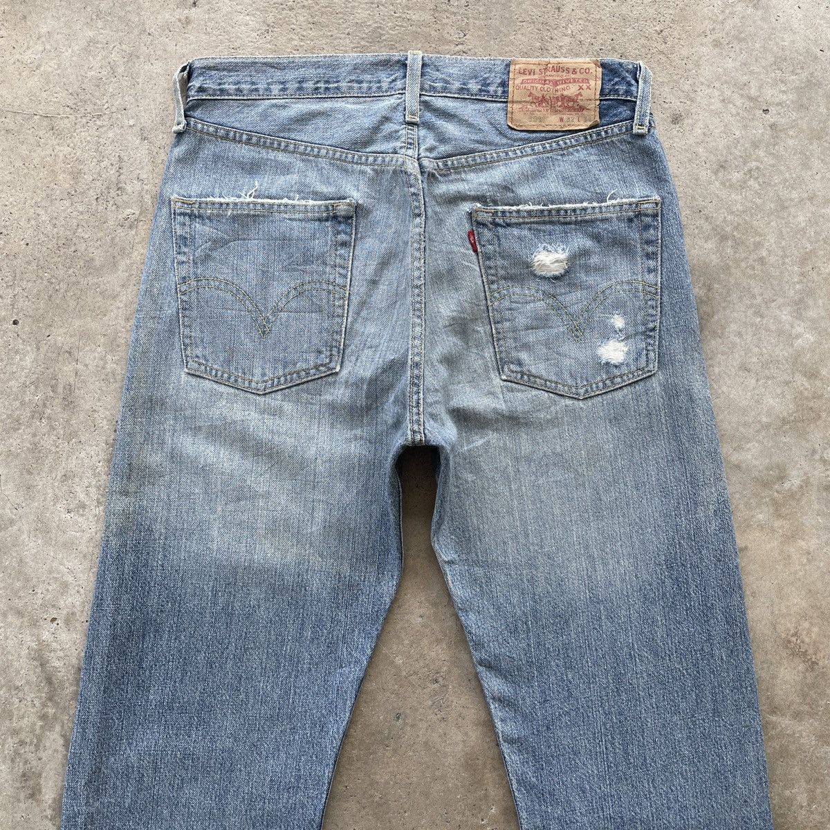 Jean × Levi's × Vintage Vintage Levi’s Fly Button Denim Jeans Pants Faded W32 Size US 32 / EU 48 - 11 Thumbnail