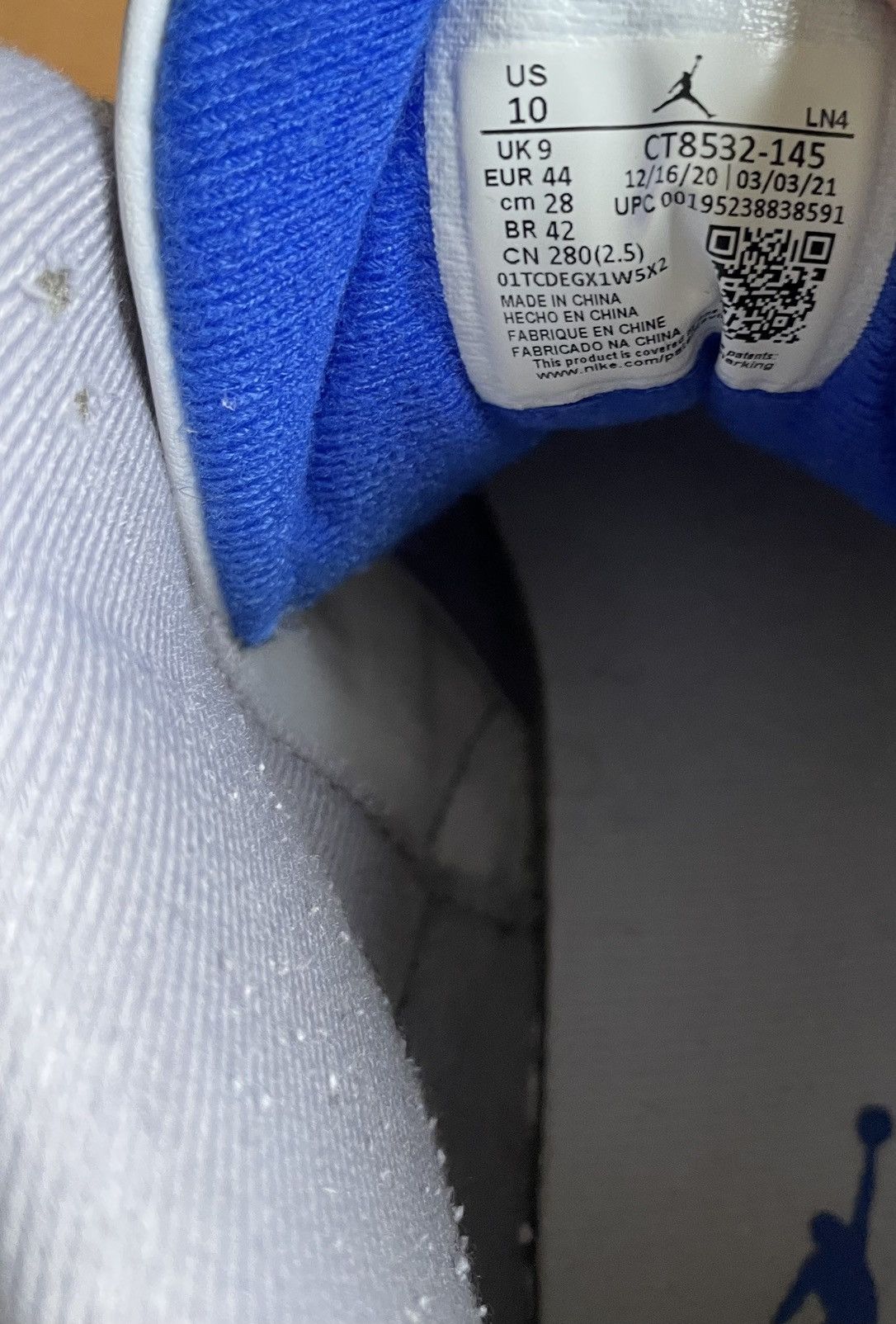 Jordan Brand Air Jordan 3 'Racer Blue' Size US 10 / EU 43 - 10 Thumbnail