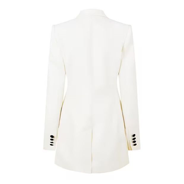 Dolce & Gabbana o1g2r1mq1024 Blazer in Bianco & Black Size M / US 6-8 / IT 42-44 - 2 Thumbnail