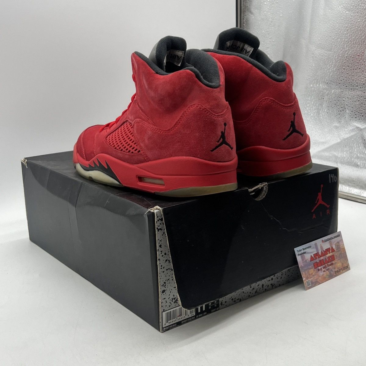 Jordan Brand Air Jordan 5 red suede Size US 11 / EU 44 - 4 Thumbnail