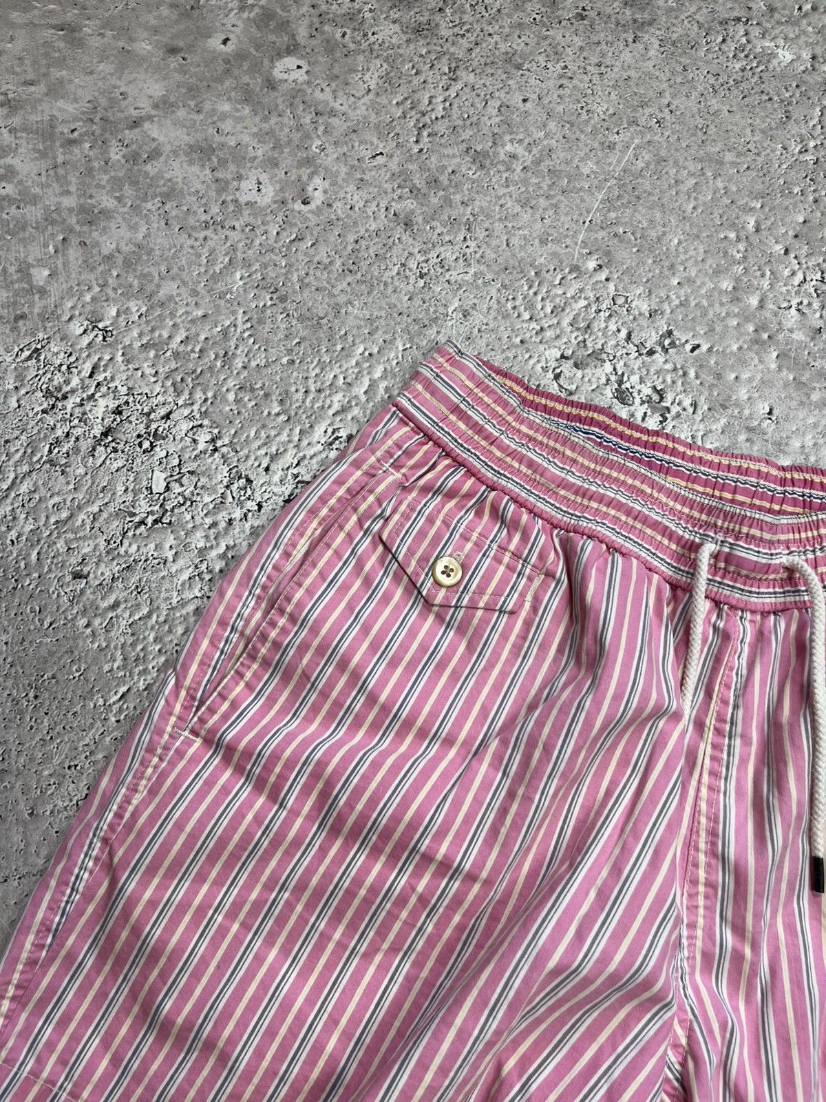 Polo Ralph Lauren Polo Ralph Lauren Pink Striped Swim Shorts Mesh Lined Size S Size US 30 / EU 46 - 3 Thumbnail