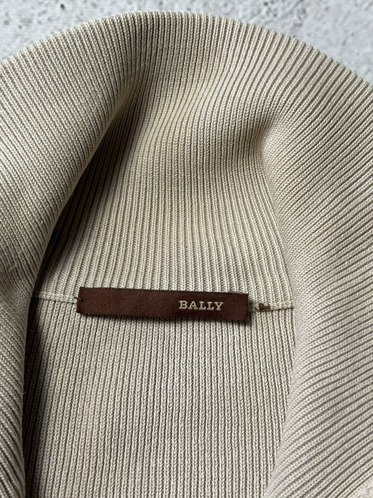 Bally Rare Bally Knit Zip Up Cardigan With Leather Details Size US M / EU 48-50 / 2 - 6 Thumbnail