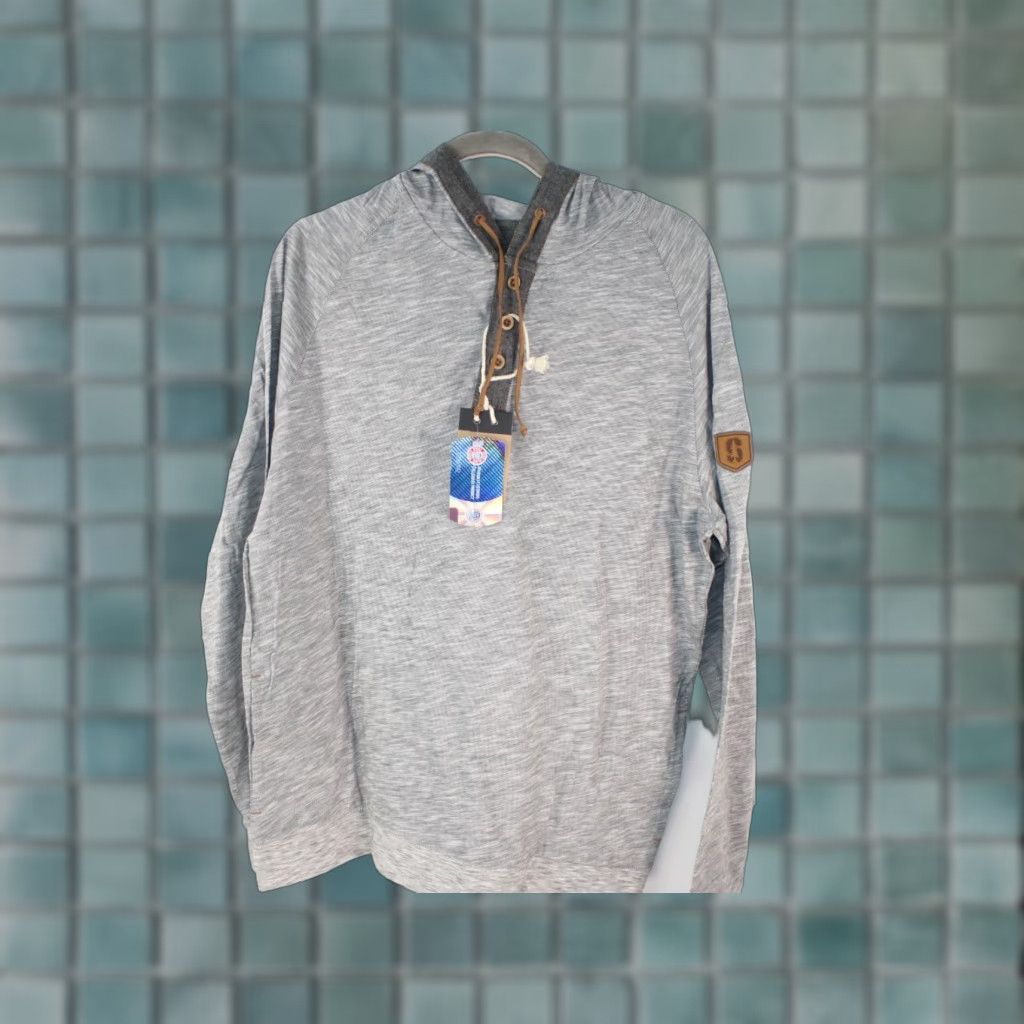 Vintage Levelware Salute Cultivated Leisure Cameron Hoodie Mens Grey Charcoal Tops L Size US L / EU 52-54 / 3 - 1 Thumbnail