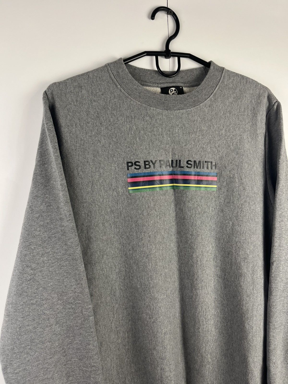 Paul Smith Paul Smith Big Logo Crew Neck Cotton Sweatshirt Size US M / EU 48-50 / 2 - 2 Thumbnail