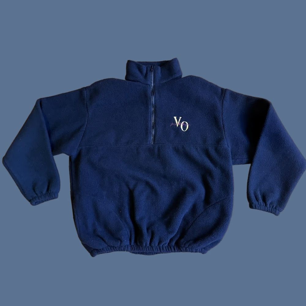 Vintage VINTAGE Seagrams VO Whiskey 1/2 Zip Sweatshirt Men’s XL Black Fleece 1/2 Zip Pullover Size US XL / EU 56 / 4 - 1 Thumbnail