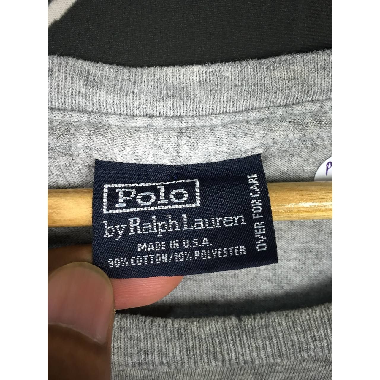 Polo Ralph Lauren × Vintage Vtg 90s Polo Ralph Lauren 96 Athletic Dept. Longsleeve Tee Size US XXL / EU 58 / 5 - 13 Thumbnail