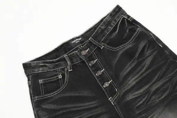 VIBE American retro high street versatile Cleanfit flared jeans Size US 32 / EU 48 - 3 Thumbnail