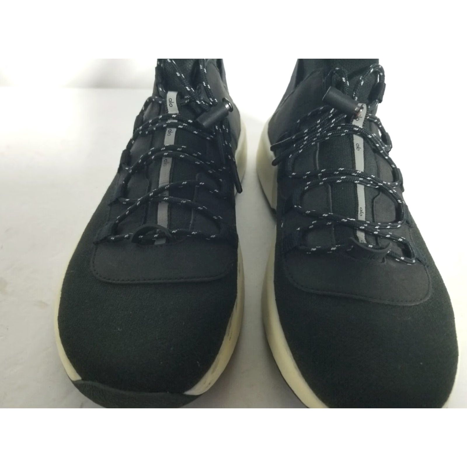 Alo Yoga ALO YOGA Velocity Wanderer Sneaker Shoes Black White High Top Size 10 Women's Athletic Shoe Size L / US 10 / IT 46 - 7 Thumbnail