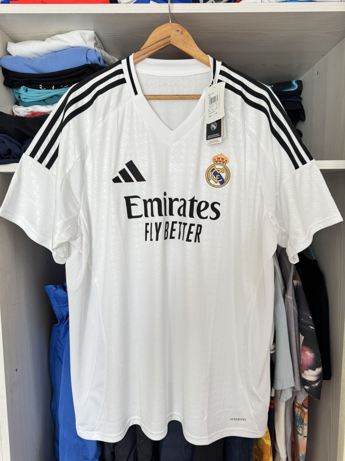 Adidas BNWT Real Madrid 2024-2025 Home Soccer Jersey Football Shirt Size US XXL / EU 58 / 5 - 1 Thumbnail