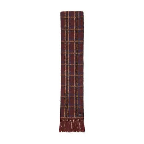 Saint Laurent Paris Saint Laurent Tartan Knit Fringed Scarf in Mohair Blend Size ONE SIZE - 1 Thumbnail