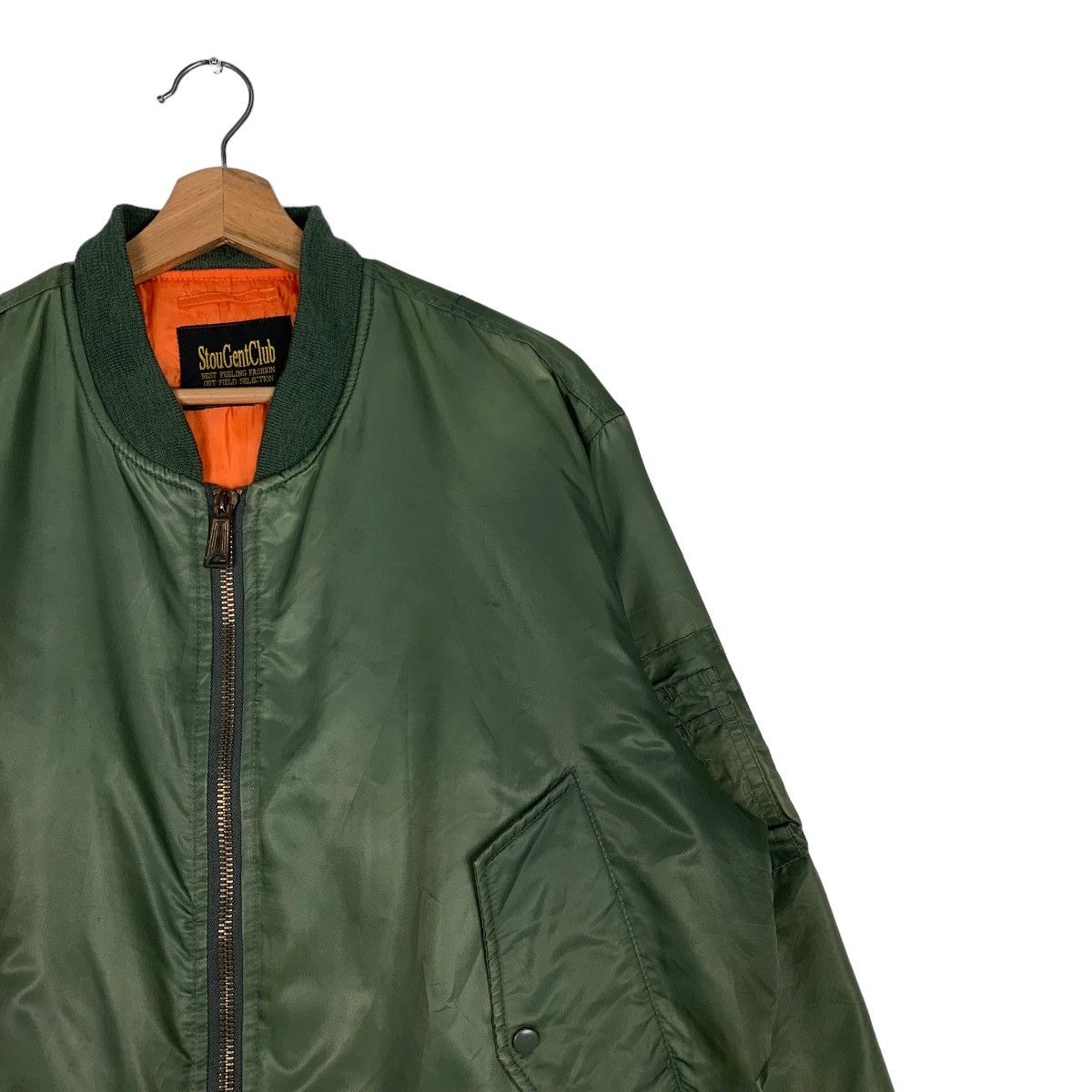 STOU GENT CLUB Ma 1 Bomber Jacket #0855-C38