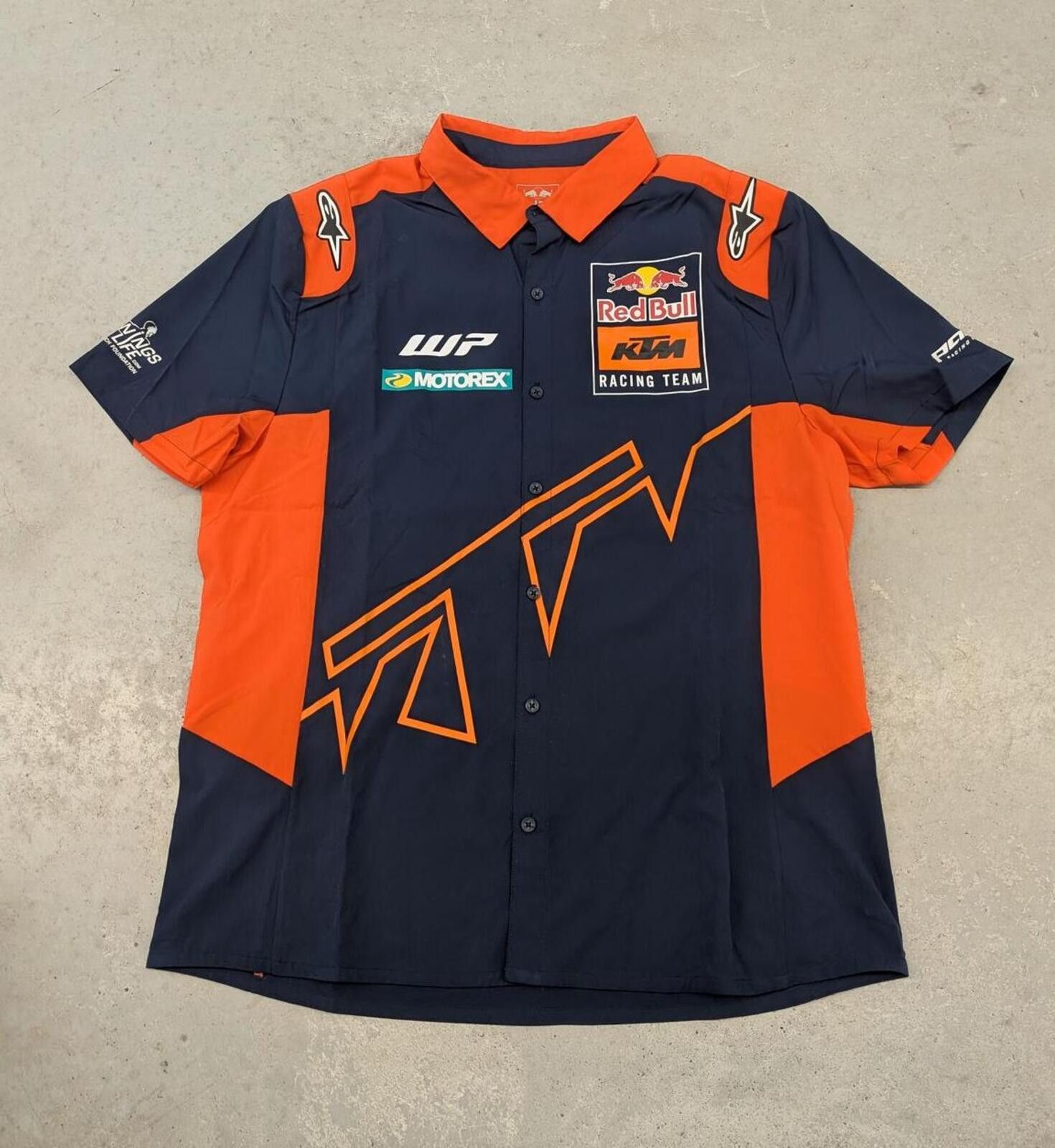 Red Bull Red Bull KTM Racing Team Button Up Team Jersey Size US XL / EU 56 / 4 - 1 Thumbnail