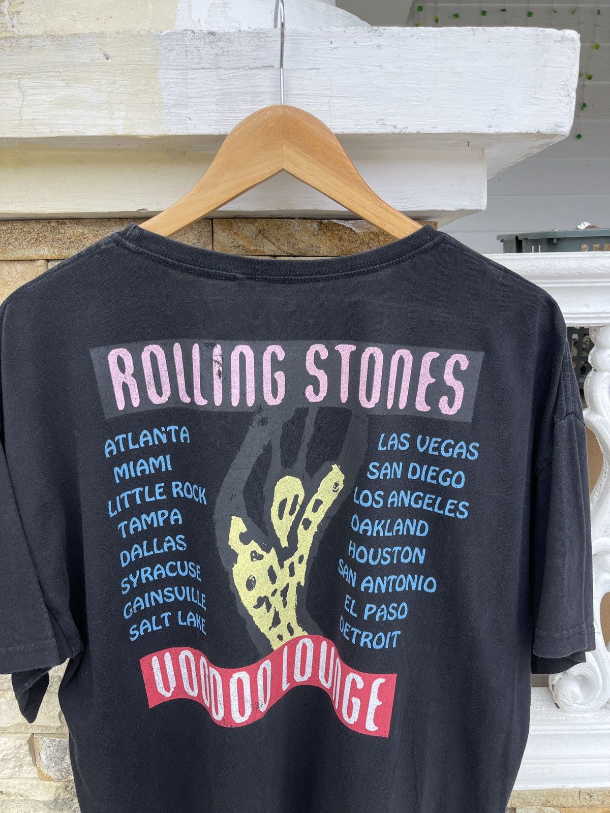 Band Tees Last Drop🔥Rare🔥Vintage THE ROLLING STONES Voodoo Lounge Tee Size US L / EU 52-54 / 3 - 5 Thumbnail