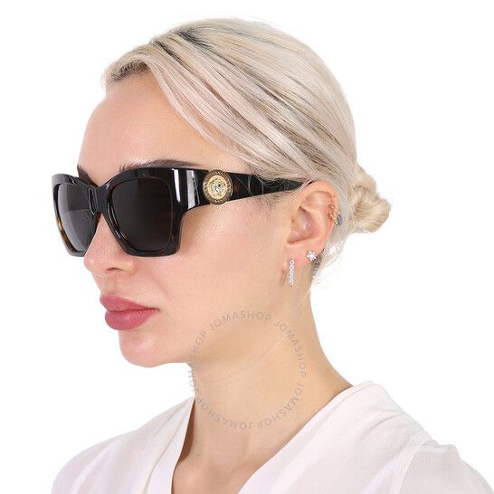Versace NEW VERSACE VE4452-108/87 Dark Havana Size ONE SIZE - 4 Thumbnail