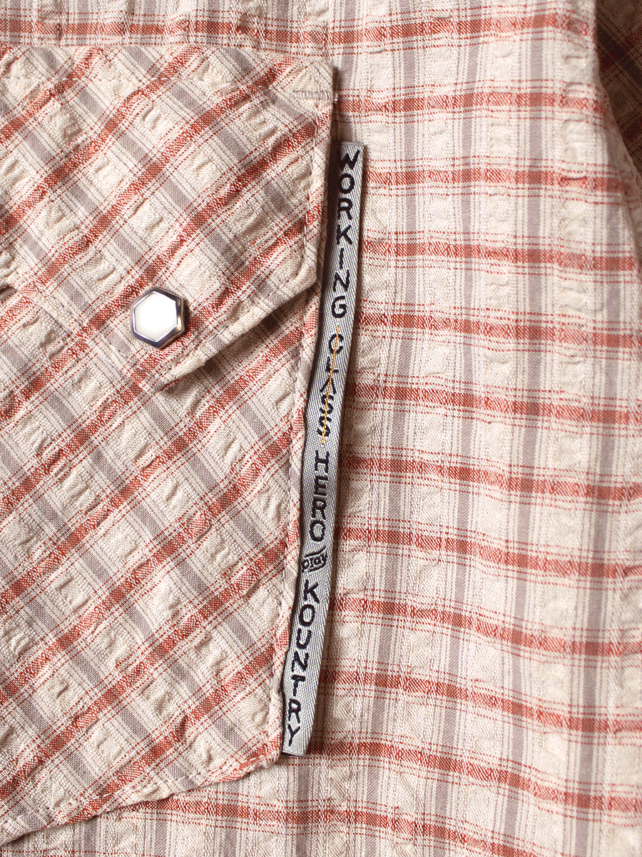 Kapital Kapital Linen Soccer Check Open Collar Western BIG Shirt Size US M / EU 48-50 / 2 - 3 Thumbnail