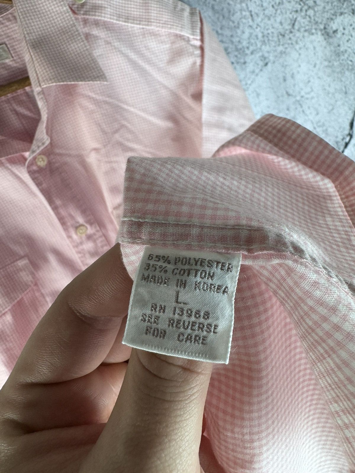 Christian Dior Monsieur Vintage Christian Dior Logo Shirt Checked Made in Korea Size US L / EU 52-54 / 3 - 5 Thumbnail