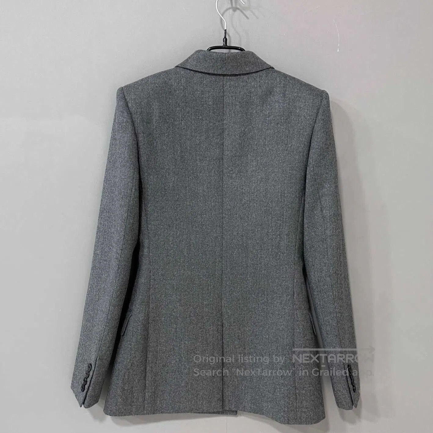 Saint Laurent Paris Saint Laurent Gray Double-Breasted Blazer. Size US M / EU 48-50 / 2 - 3 Thumbnail