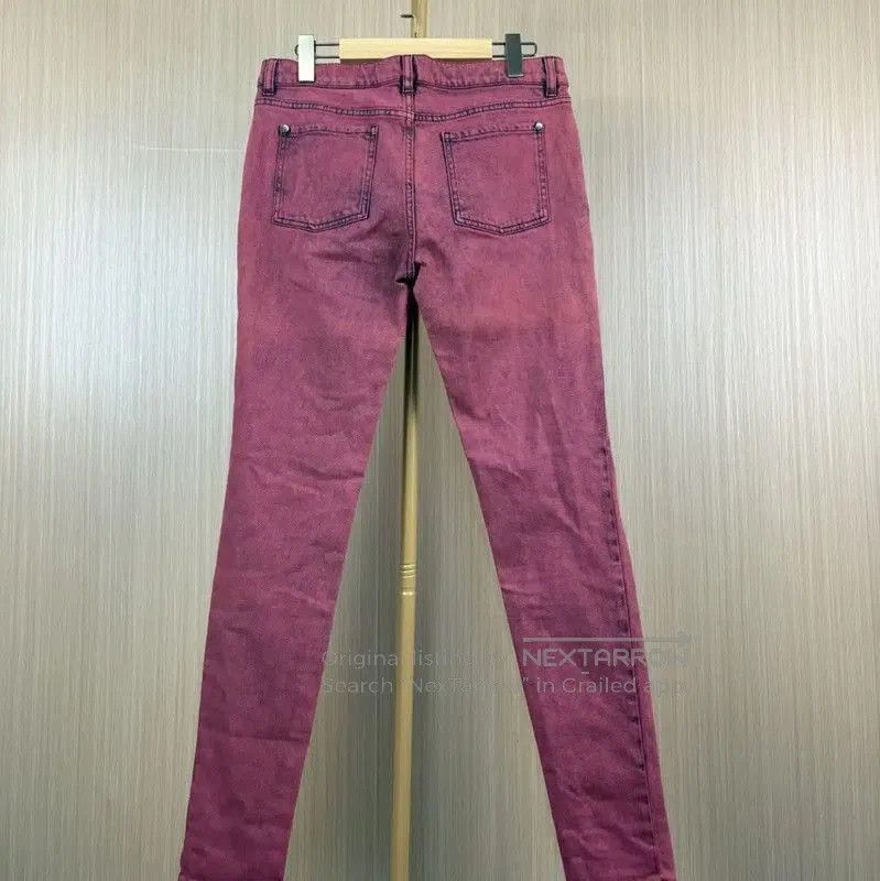 Chanel Chanel Red Cotton Casual Pants for Women . Size 31" - 2 Thumbnail