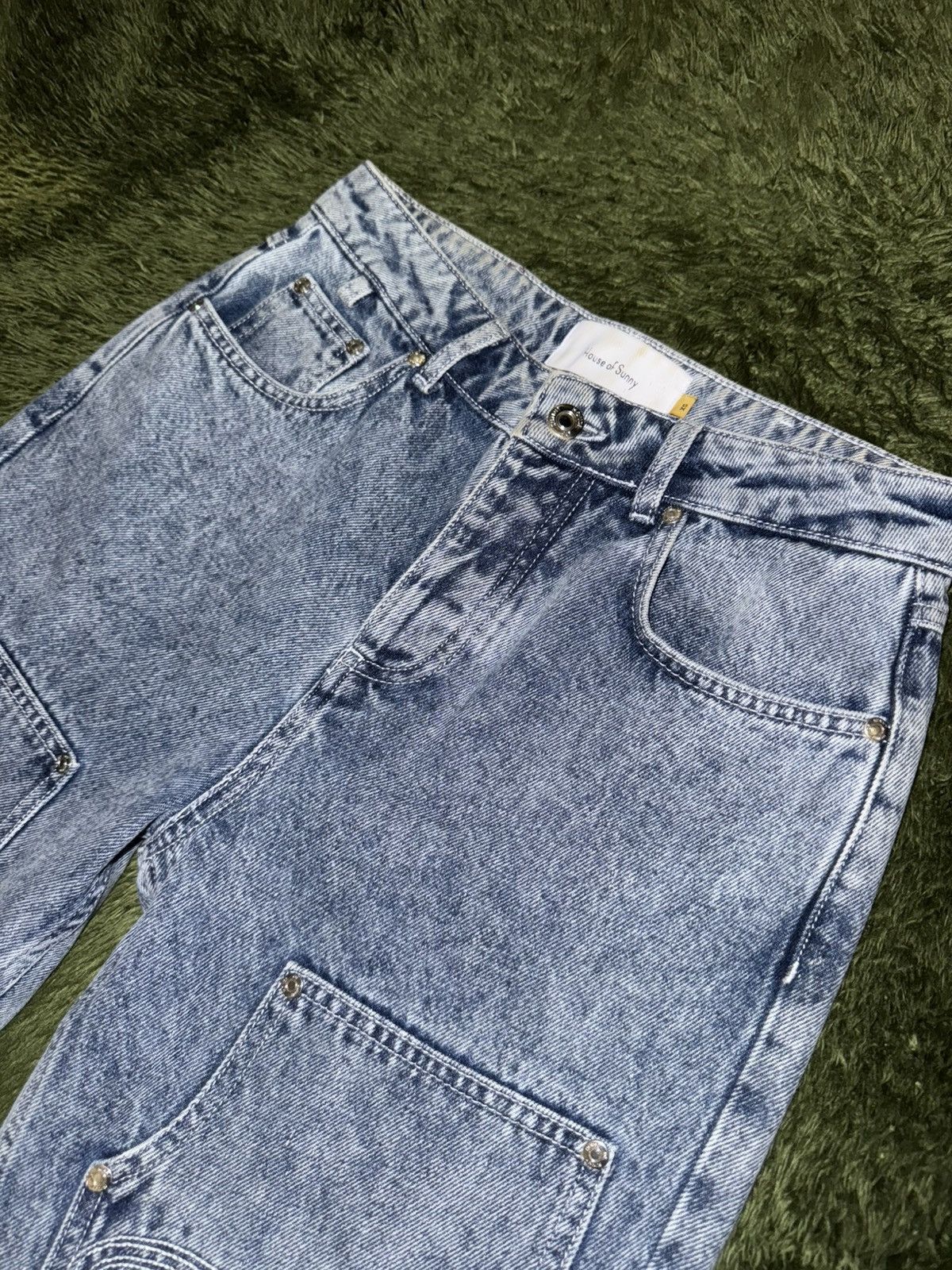 House of Sunny House of Sunny HOCKNEY Stitch Detail Double Knee Pants Size 28" / US 6 / IT 42 - 2 Thumbnail