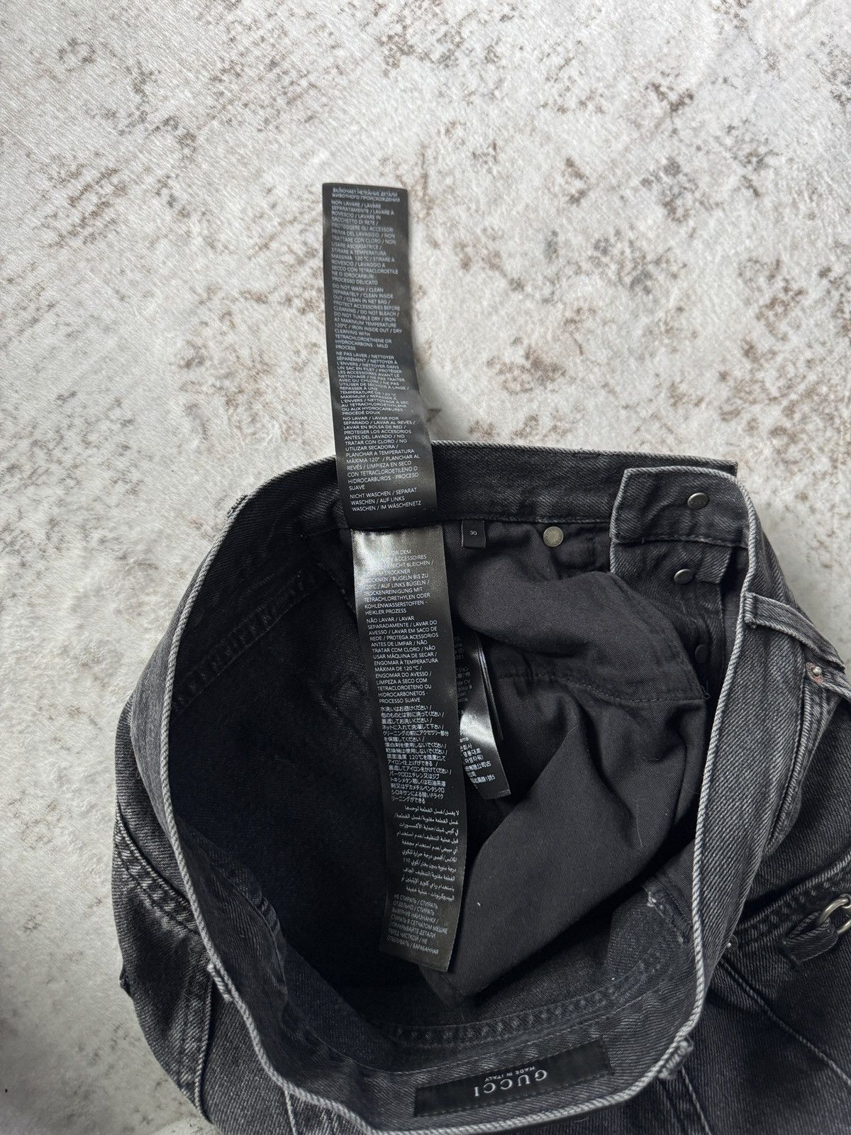 Gucci gucci by demna grey horsebit jeans Size US 30 / EU 46 - 10 Thumbnail