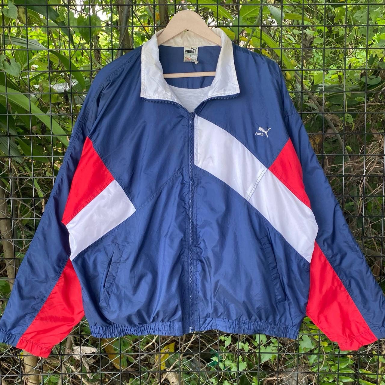 Puma × Vintage Vtg Puma MultiColour Sport Jacket Size US L / EU 52-54 / 3 - 3 Thumbnail