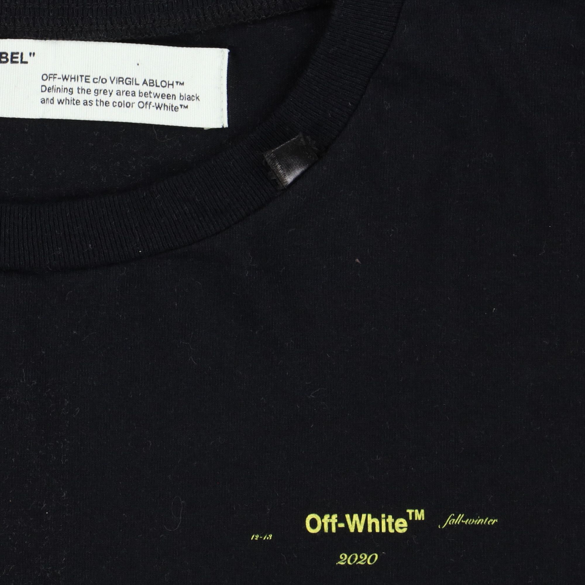 Off-White Black and Yellow Acrylic Arrows Oversized T-Shirt Size US M / EU 48-50 / 2 - 7 Thumbnail