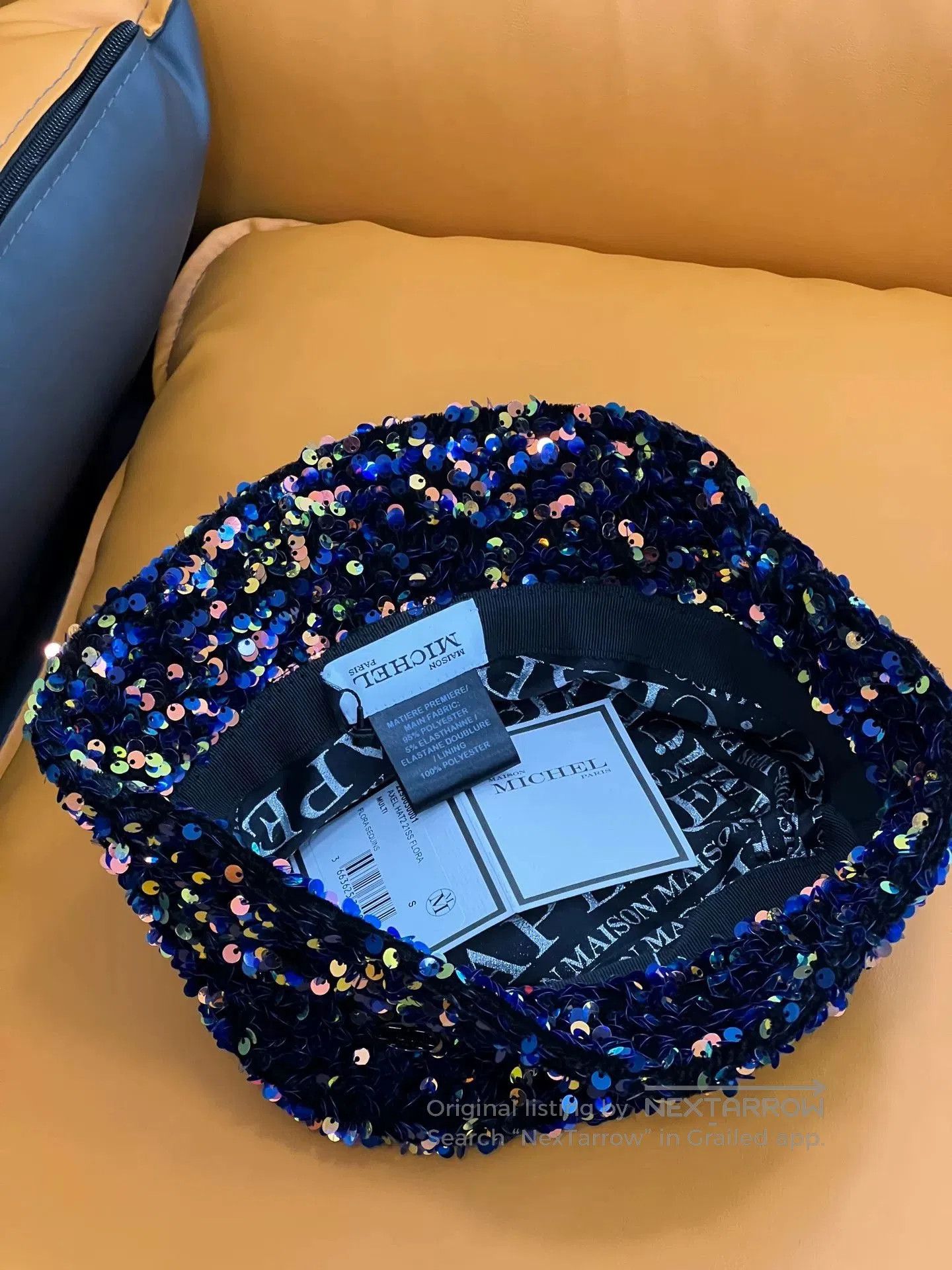 Maison Michel Maison Michel Sequin Hat Size S. Size ONE SIZE - 5 Thumbnail