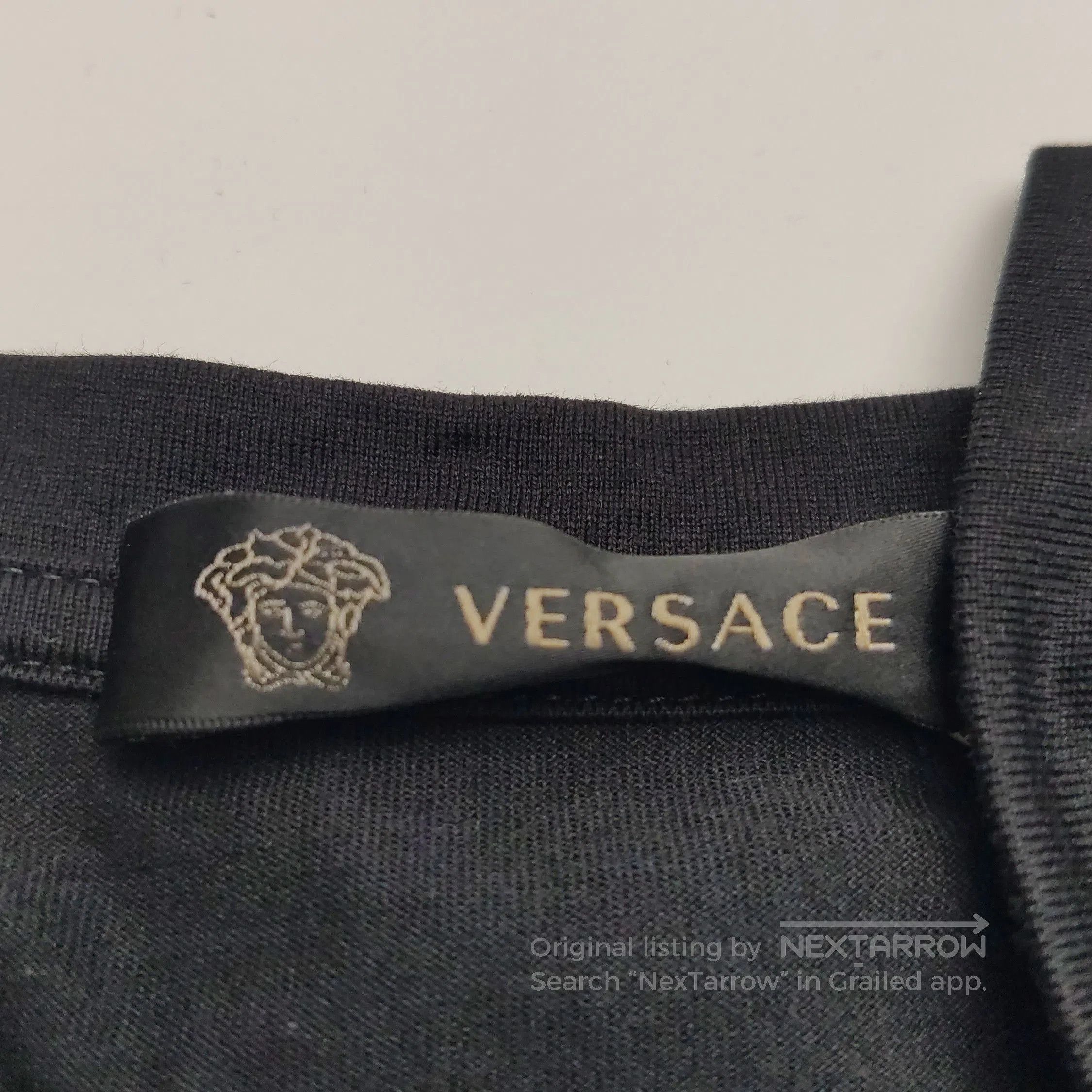 Versace Versace S Size Cotton Rhinestone Embroidered T-Shirt. Size US S / EU 44-46 / 1 - 5 Thumbnail