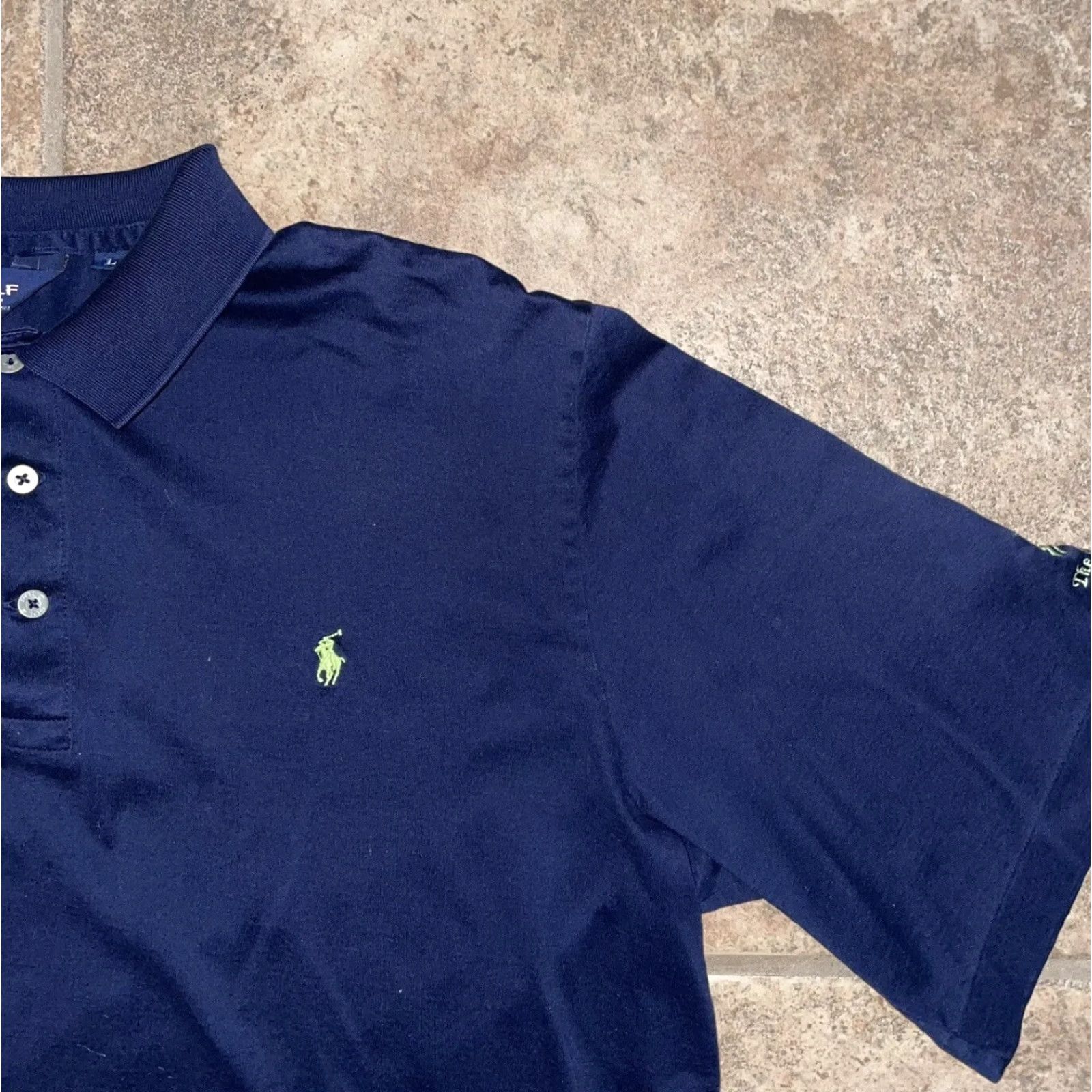 Ralph Lauren Polo Ralph Lauren Golf Polo Navy Blue Short Sleeve L Men Size Regular Cotton Peru Pima Golf Size US L / EU 52-54 / 3 - 2 Thumbnail