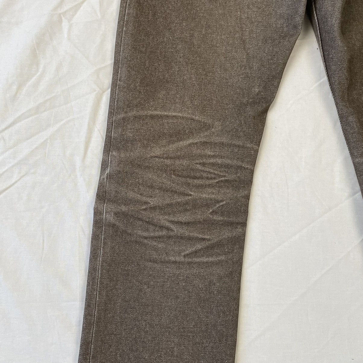 Helmut Lang 90s Helmut Lang Brown Raw Denim Jeans Size US 28 / EU 44 - 9 Thumbnail