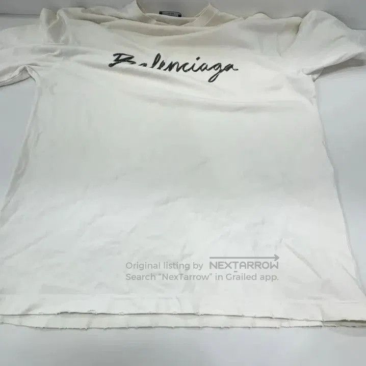 Balenciaga Balenciaga Logo Print Casual Short Sleeve T. Size US XS / EU 42 / 0 - 4 Thumbnail